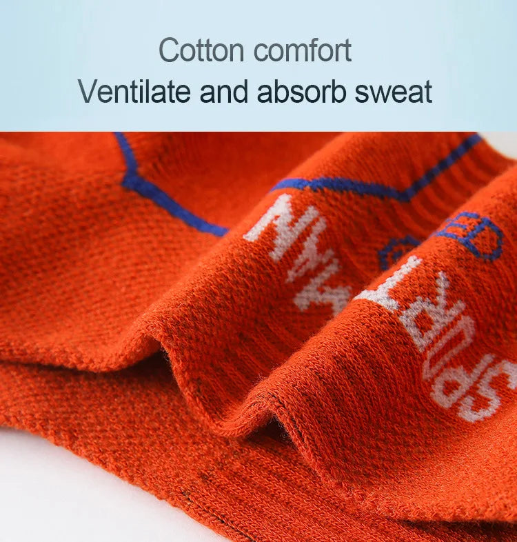 6 Pairs Socks Men's Short Socks