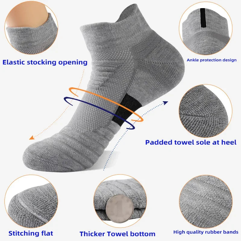 Football Socks Men Cotton Sock Short Long
