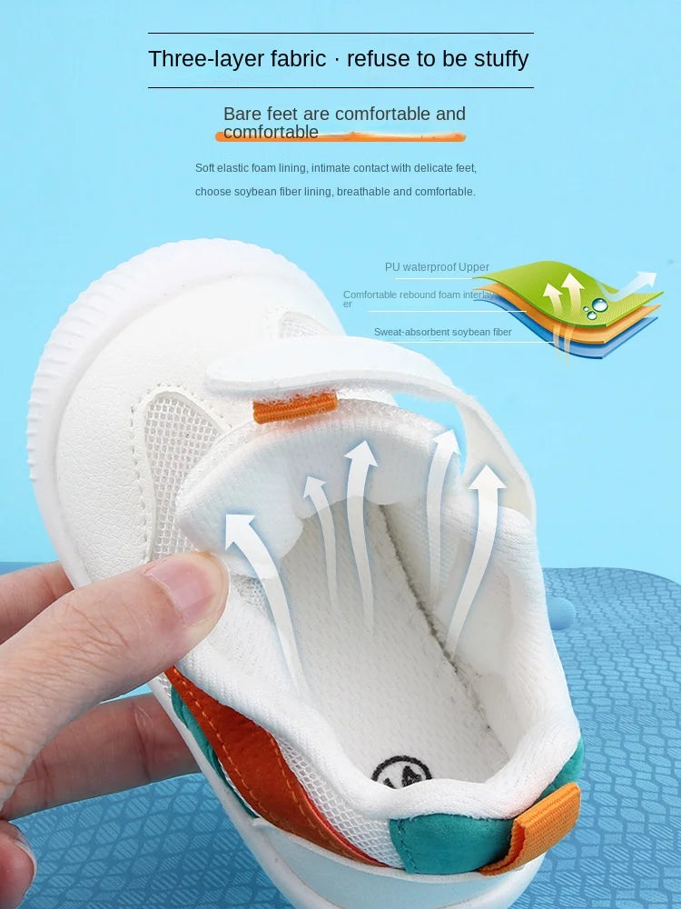 Baby Toddler Shoes Girls Boys Mesh Breathable Single Shoes