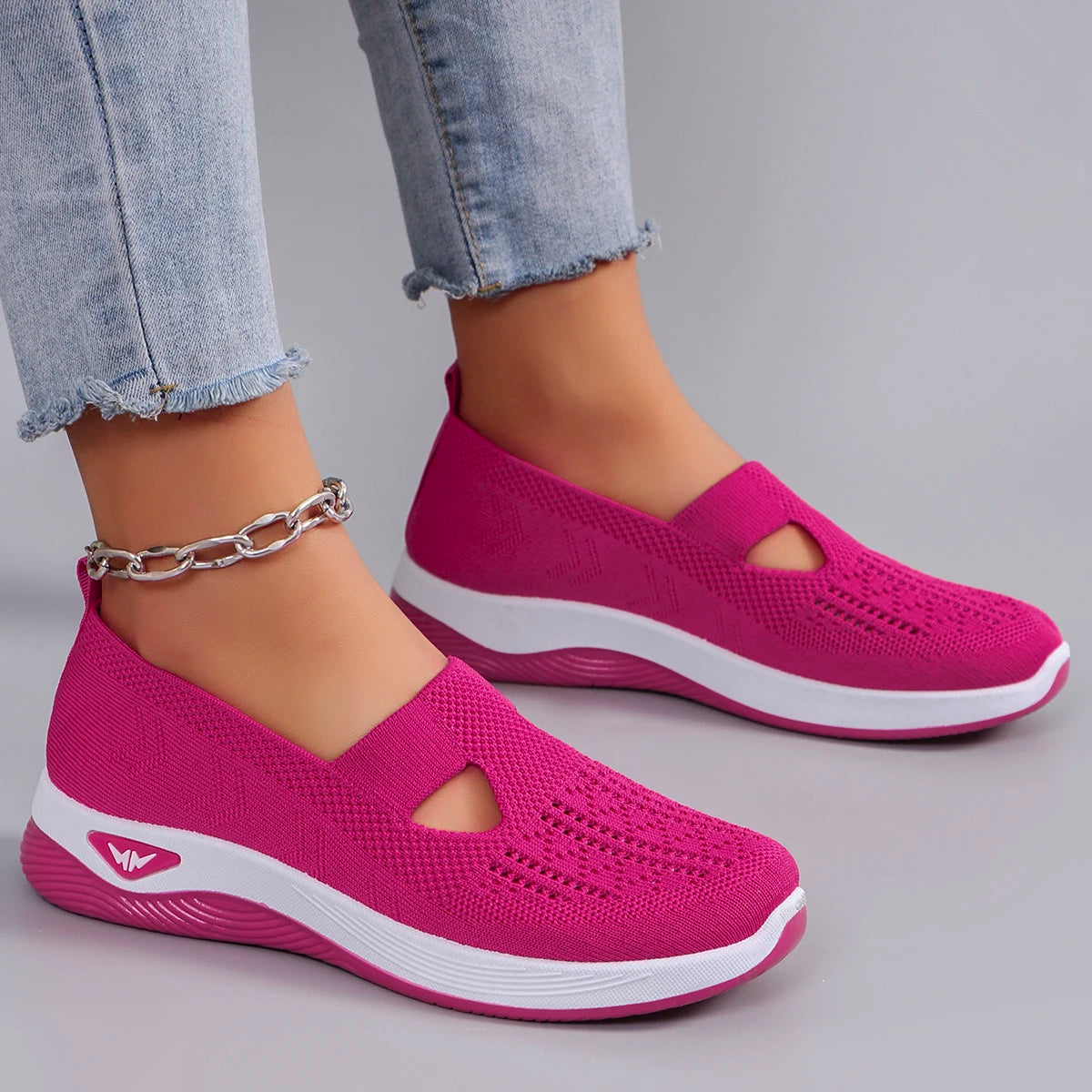 Spring new women's sports shoes, flat shoes