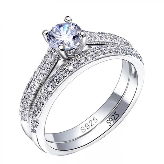 Ring Set For Women Lady Anniversary Gift Jewelry Bulk Sell