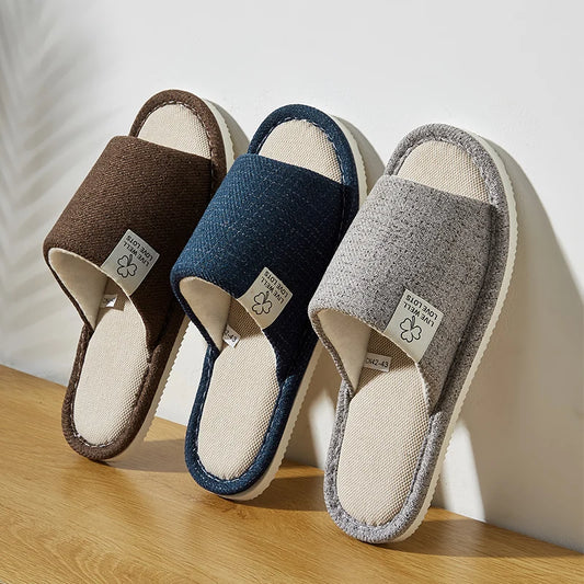 Home Linen Slippers For  Men's & Women's Shoes Summer