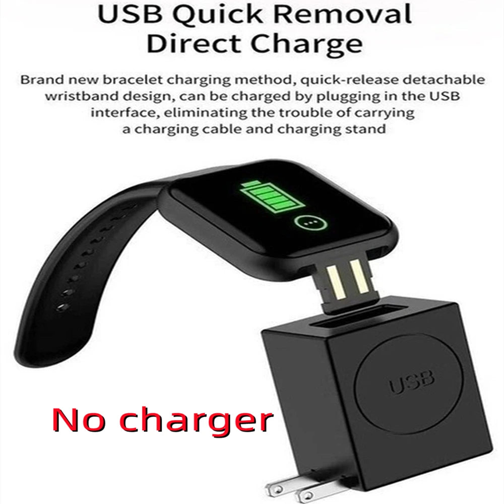 Smartwatch Men Women Wristwatches Smart Watch Message Fitness Monitor