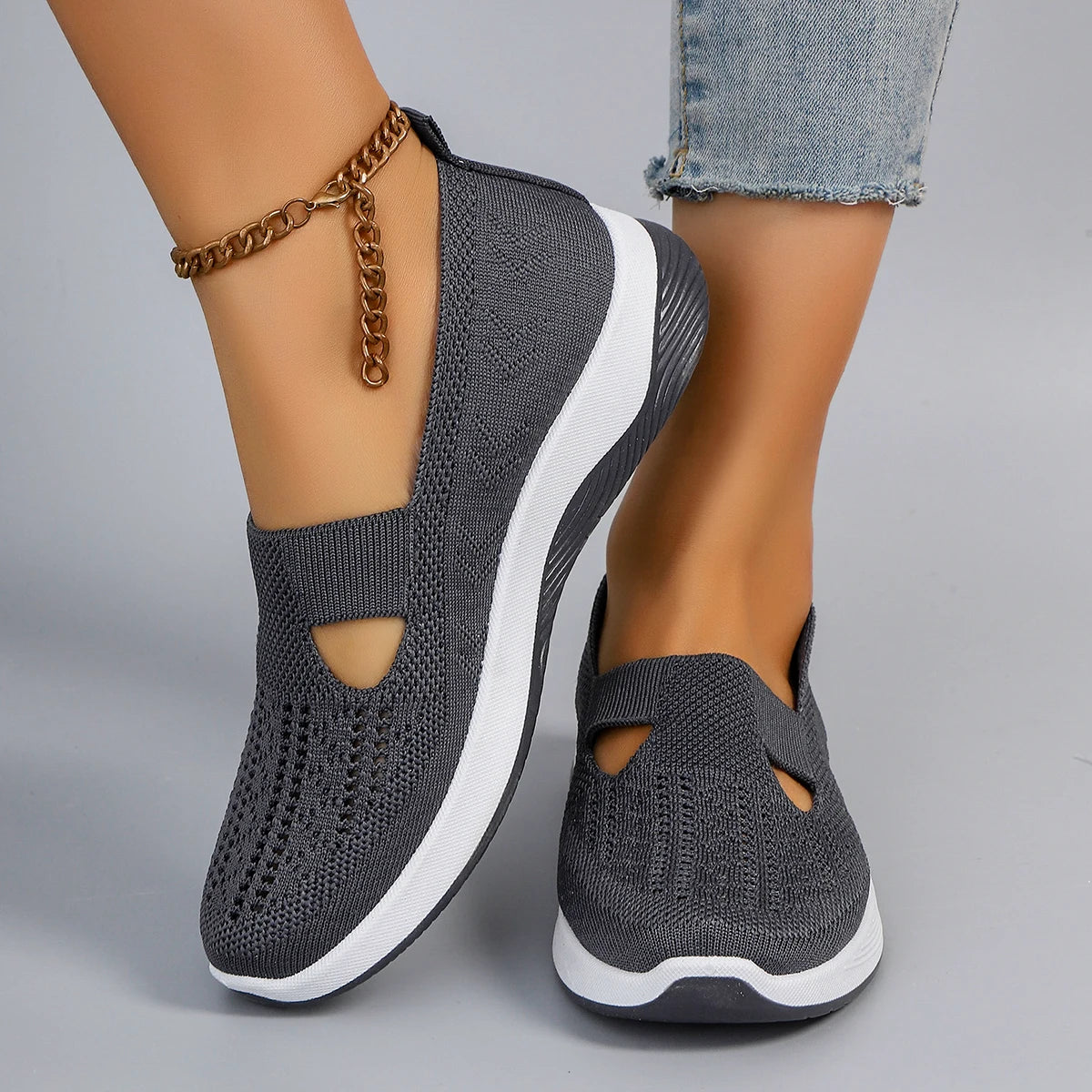 Spring new women's sports shoes, flat shoes