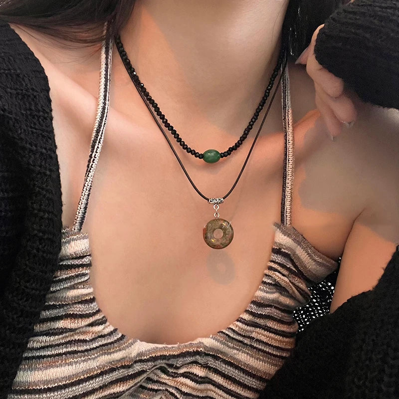 Necklaces Natural Stone Beads Style Jewelry