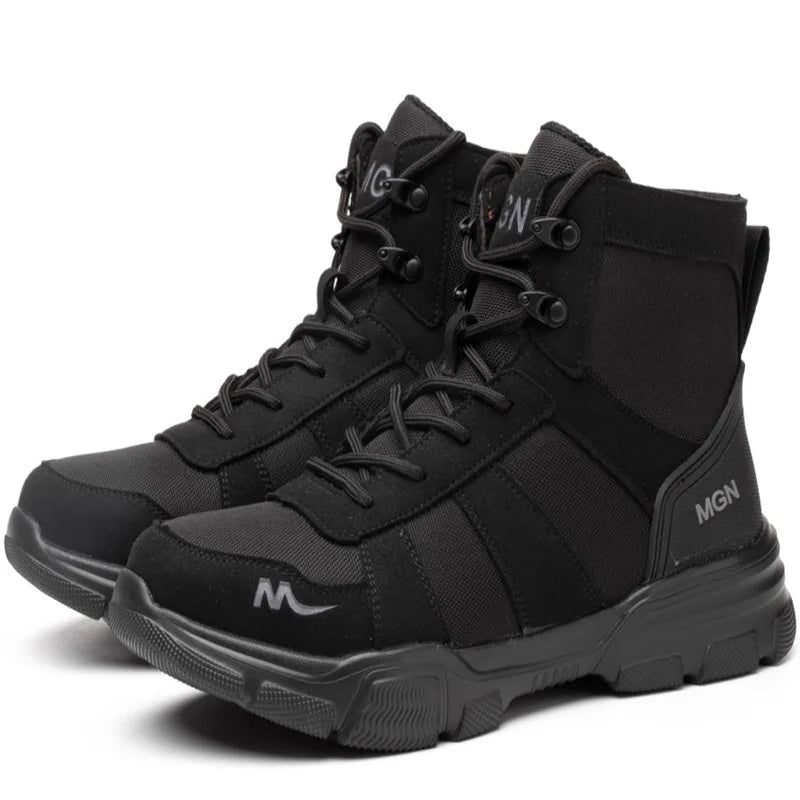Safety Shoes Men Steel Toe Shoes Puncture-Proof Sneakers Women Non