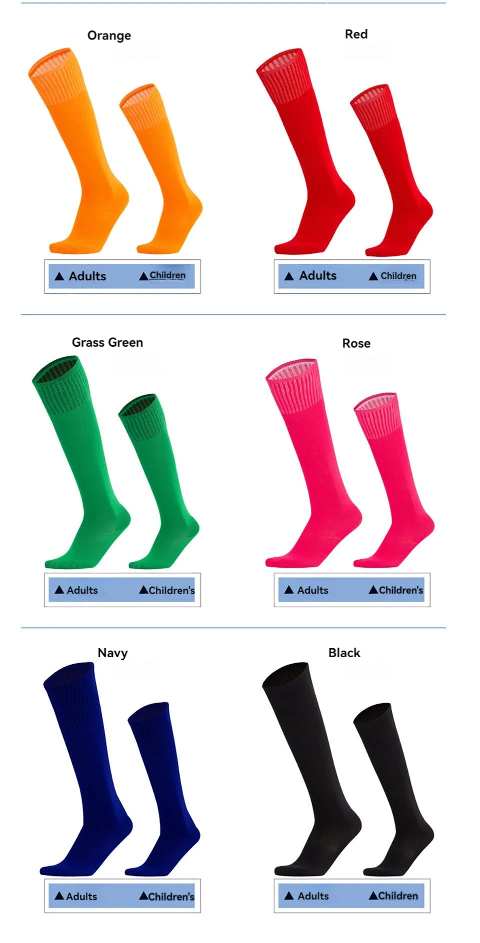 Football Sports Socks Long Knee Cotton Kids