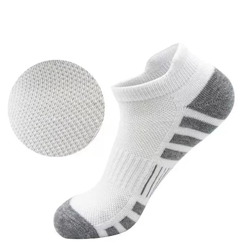Men Basketball Sports Sock Fashionable Black White