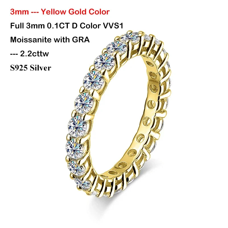 Ring For Women S925 Silver Wedding Band Rings Fine Jewelry