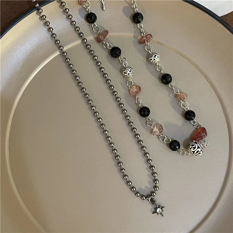 Necklaces Natural Stone Beads Style Jewelry