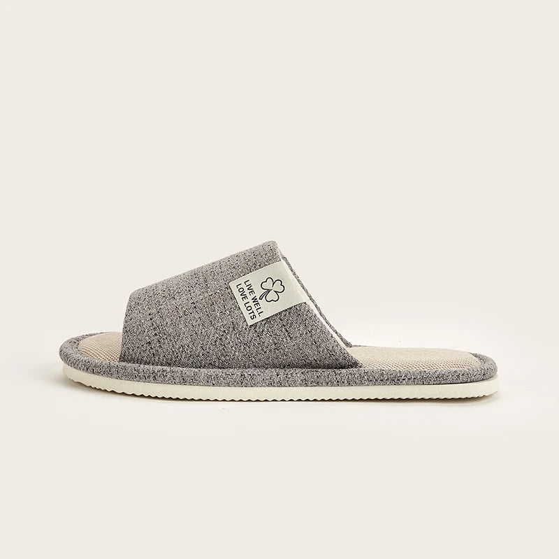 Home Linen Slippers For Men's & Women's Shoes Summer