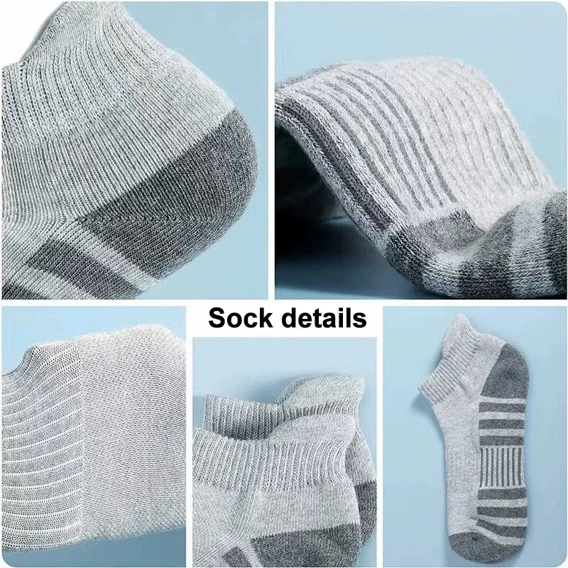 Men Basketball Sports Sock Fashionable Black White