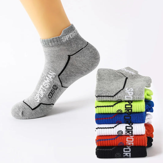 6 Pairs Socks Men's Short Socks