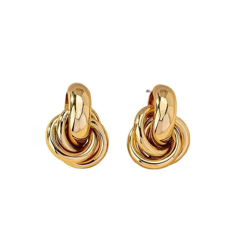 Earring For Women Shiny Plating Trendy Earring Stud Cute Daily Wear Jewelry