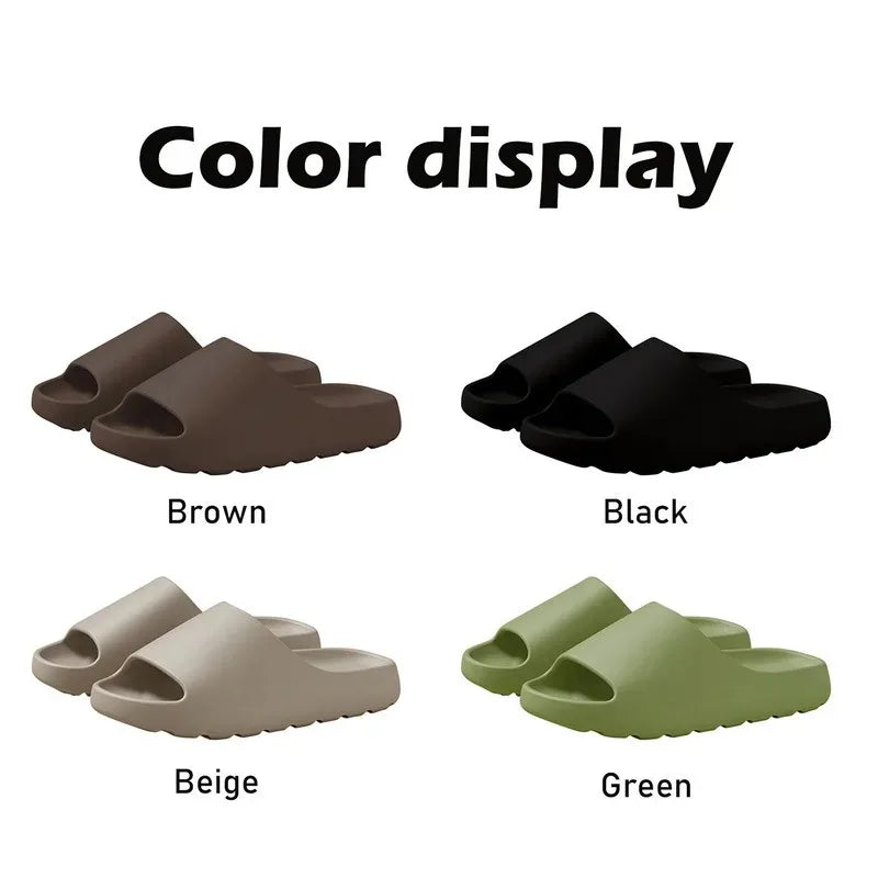 Sandals Summer Fashion Soft Bottom Beach Men Slippers Women's Sandals