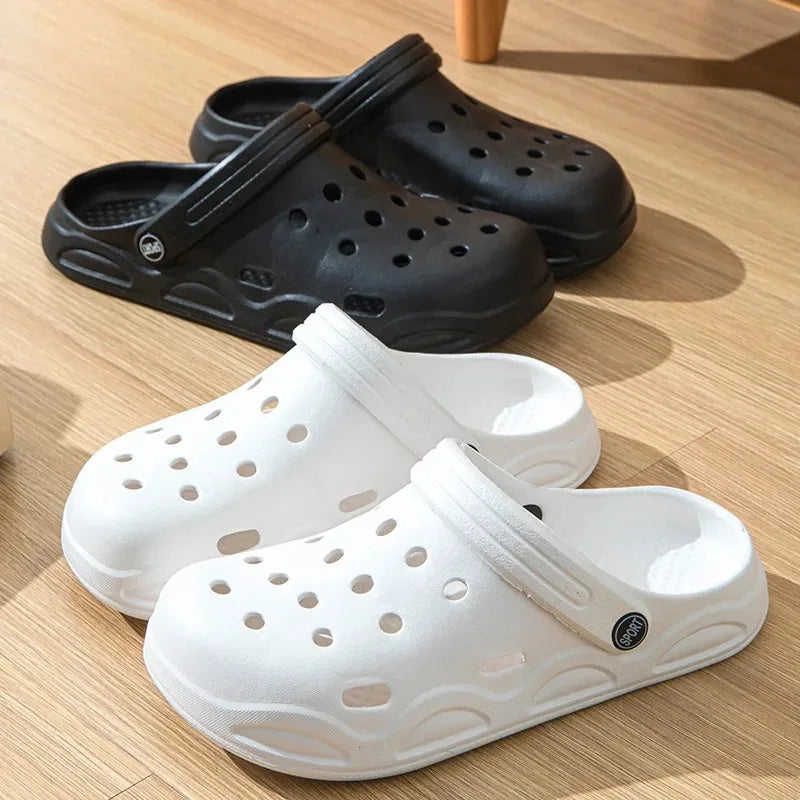 Summer Sandals Men Lightweight Thick-soled Garden Shoes