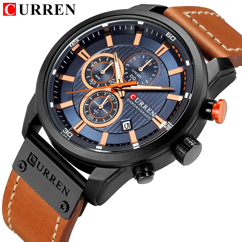 CURREN Fashion Date Quartz Men Watches