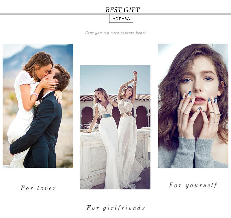 New  Ring Inlaid Pink Crystal Zircon Jewelry