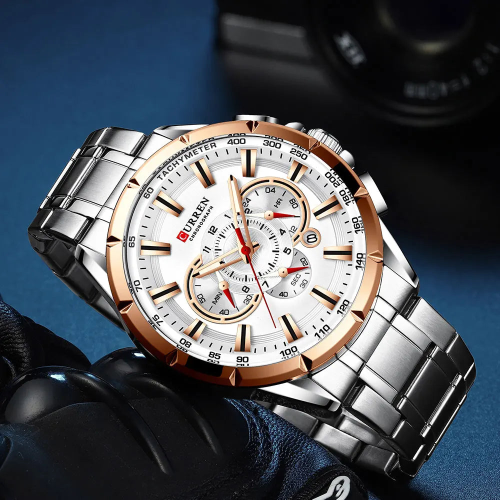 CURREN New Casual Sport Chronograph
