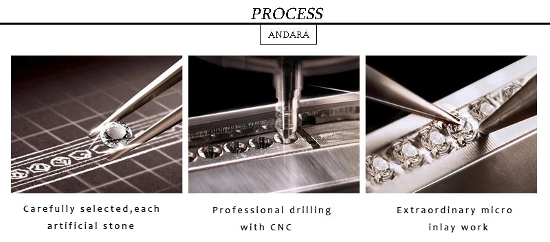 New  Ring Inlaid Pink Crystal Zircon Jewelry