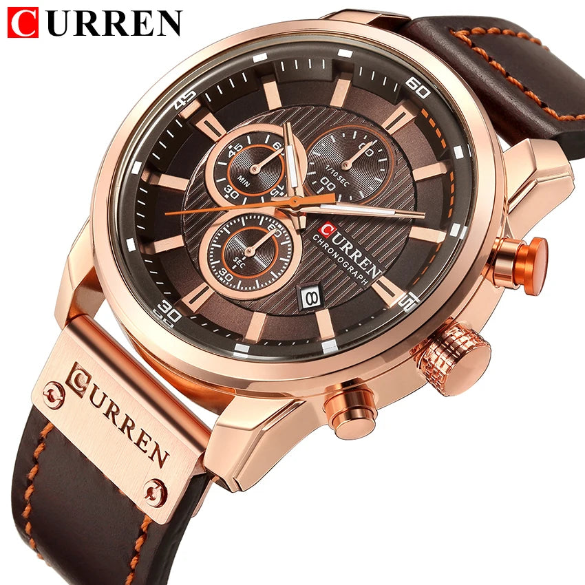 CURREN Fashion Date Quartz Men Watches