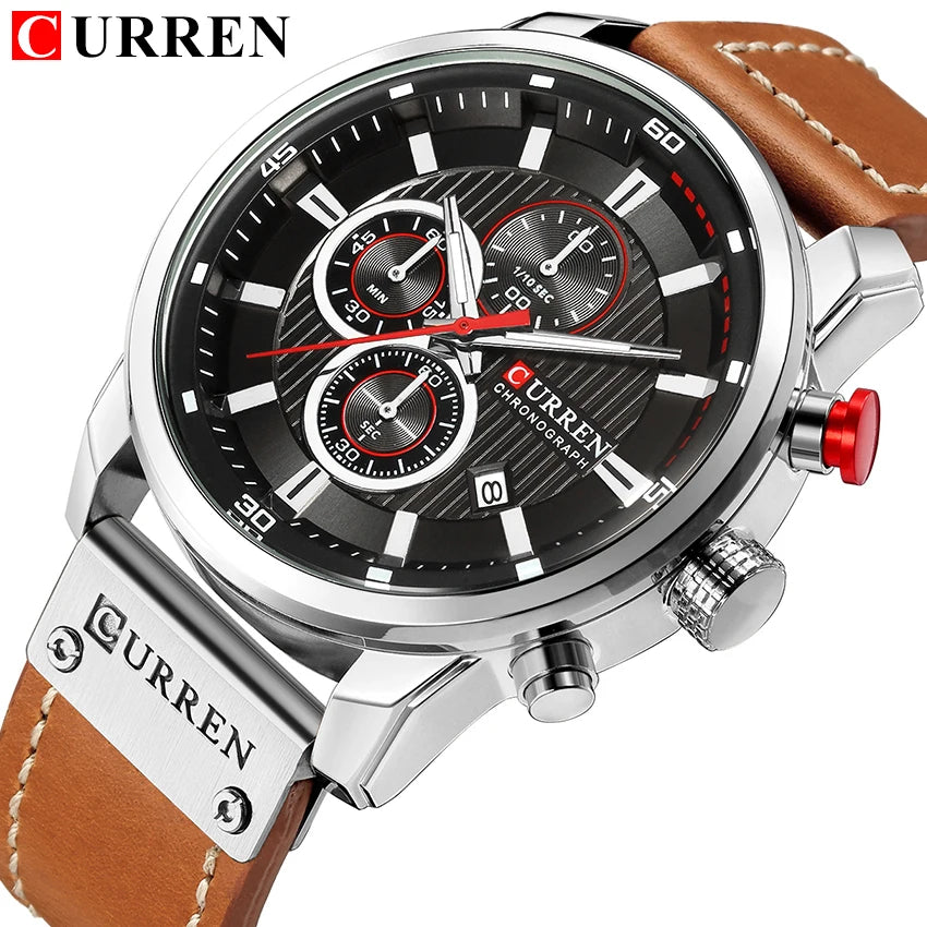 CURREN Fashion Date Quartz Men Watches