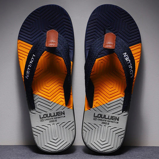 High Quality Hot Sale Men Flip Flops Summer Beach  Men Slippers Summer Outdoor