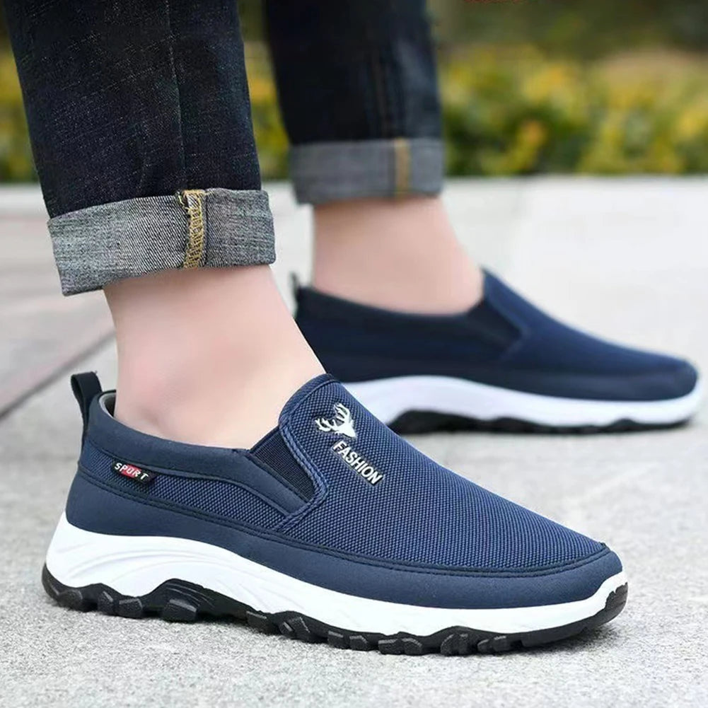 Men Penny Boat Shoes Sports Shoes Breathable Orthopedic Travel
