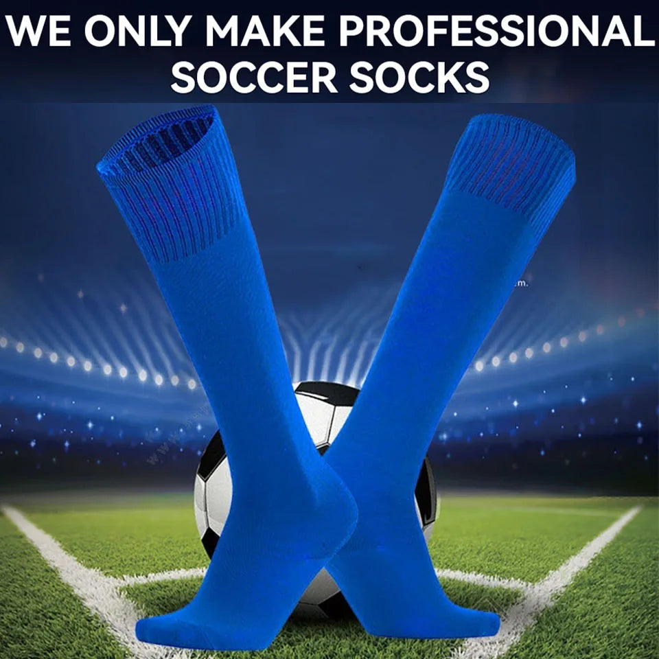 Football Sports Socks Long Knee Cotton Kids
