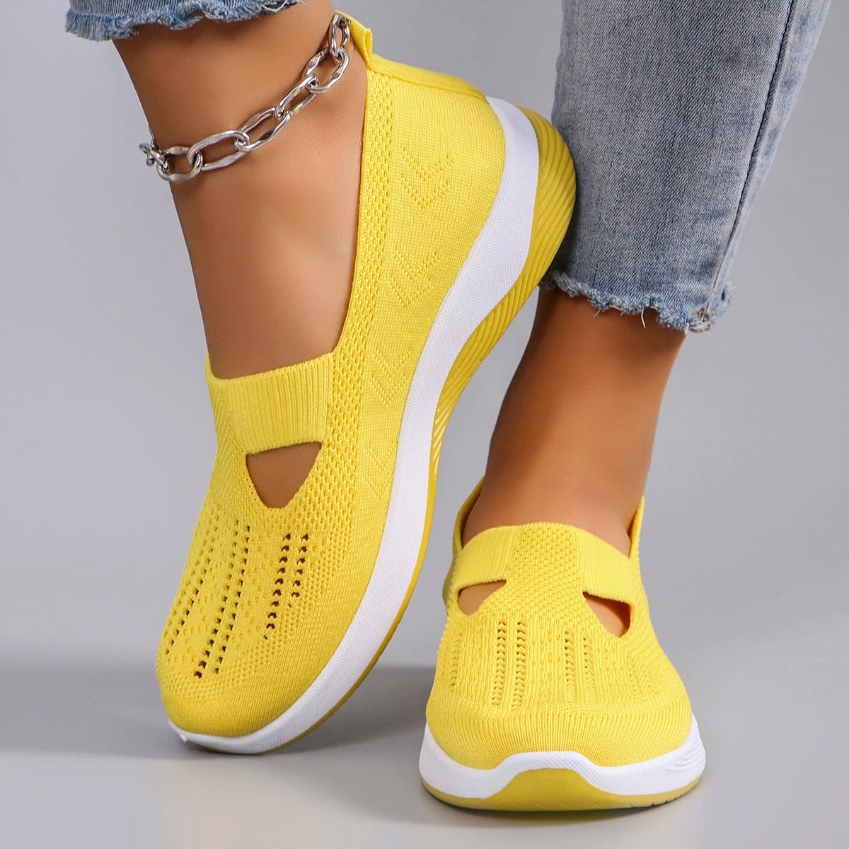 Spring new women's sports shoes, flat shoes