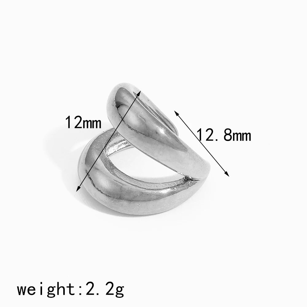 Ear Clip Waterproof Metal Unique Fashion Trendy Women Gift