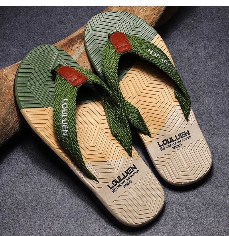 High Quality Hot Sale Men Flip Flops Summer Beach  Men Slippers Summer Outdoor