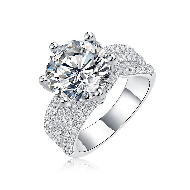 Solitaire Ring For Women 925  Jewelry