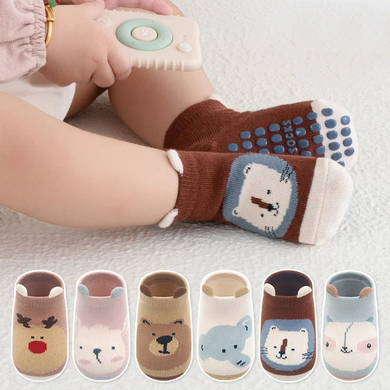 6 Pairs Kids Cotton Socks