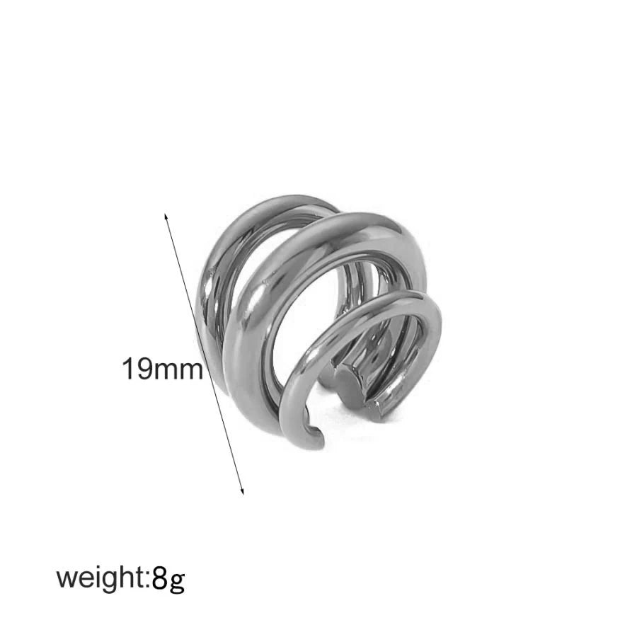 Ear Clip Waterproof Metal Unique Fashion Trendy Women Gift