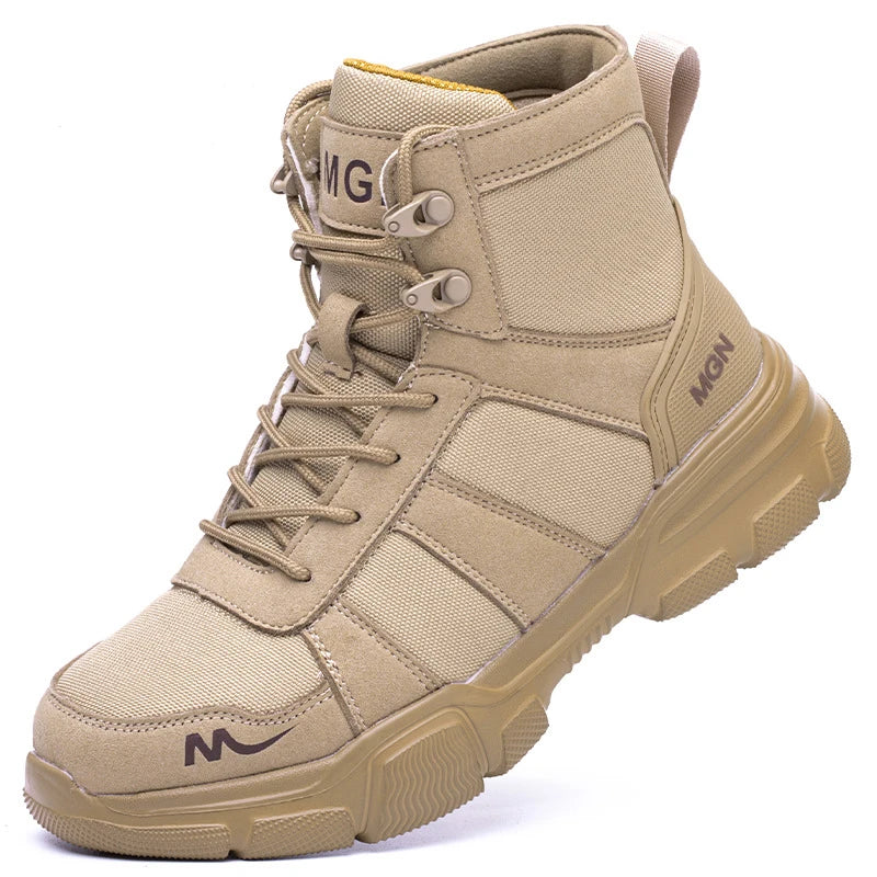 Safety Shoes Men Steel Toe Shoes Puncture-Proof Sneakers Women Non