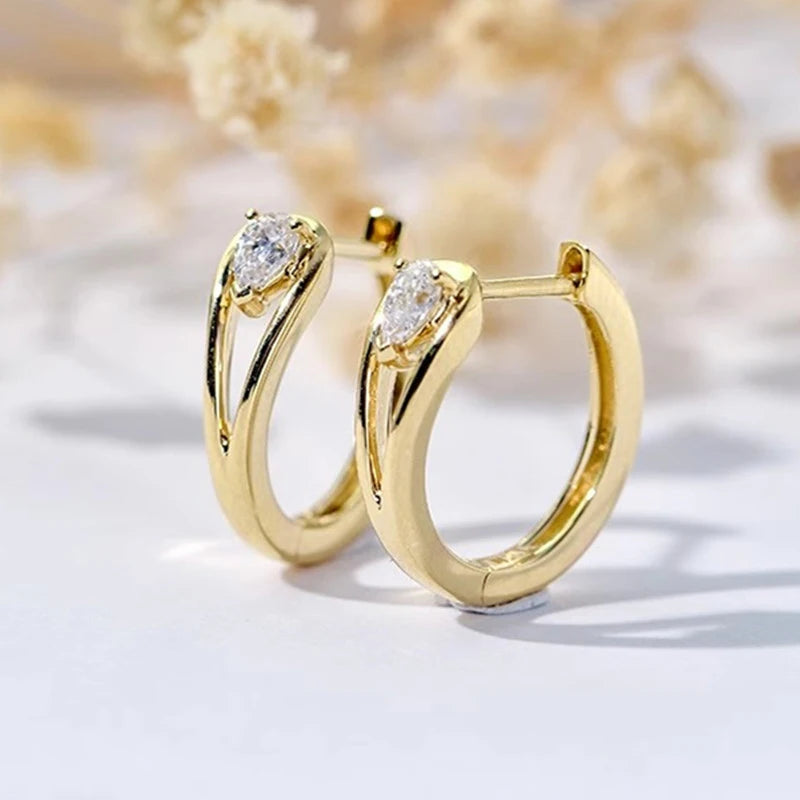 Earrings Women Hollow Out Irregular Gold Color  Luxury Trendy Jewelry