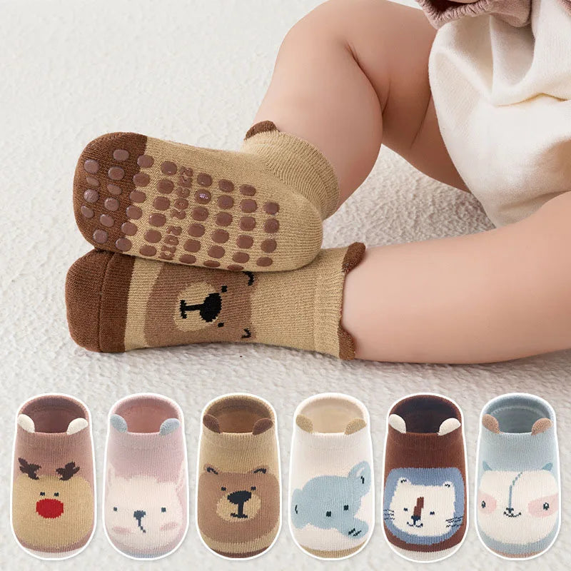 6 Pairs Kids Cotton Socks