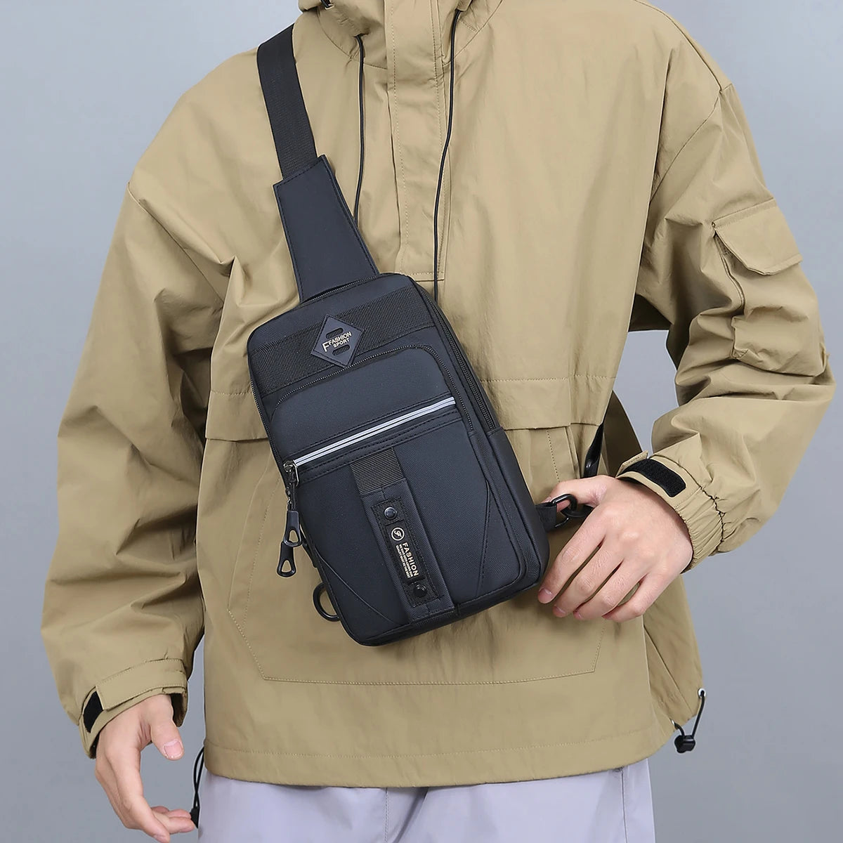 Bag Fashion Casual Waist Packs Male Chest Handbag Bolsa