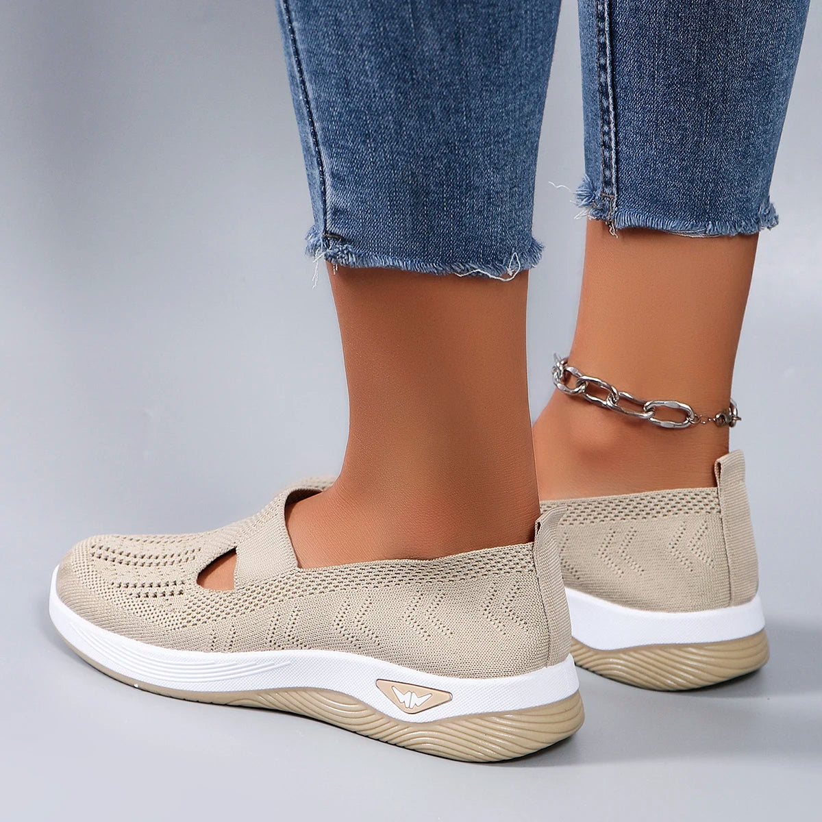Spring new women's sports shoes, flat shoes
