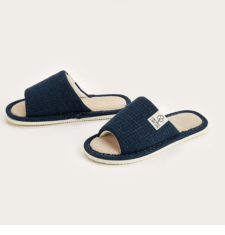 Home Linen Slippers For  Men's & Women's Shoes Summer