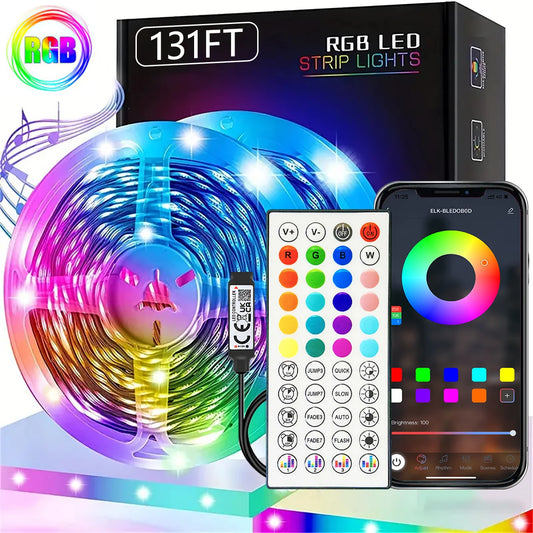 Led Strip Lights APP 44Keys Music Sync Remote Control USB 5V RGB Flexible Tape for Room Decoration TV Backlight Diode