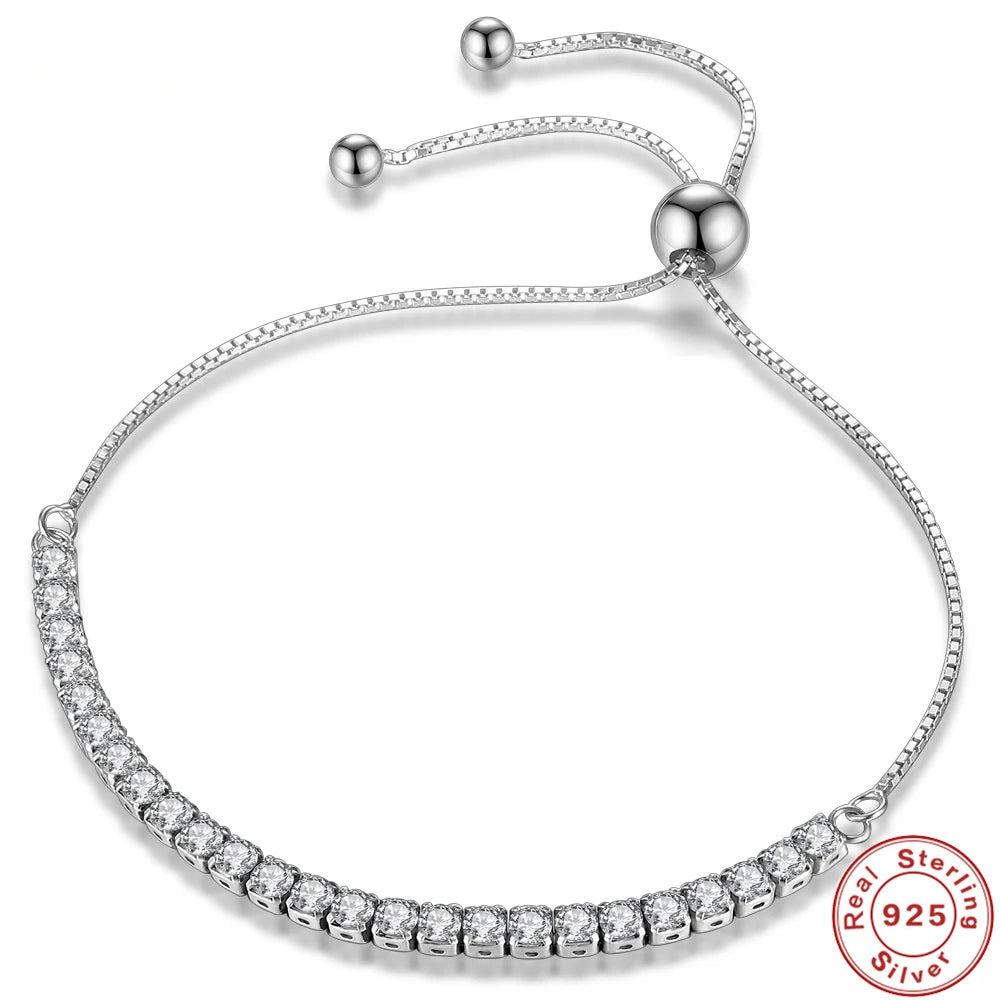 Bracelet Love Elegant Zircon Tennis  Crystal