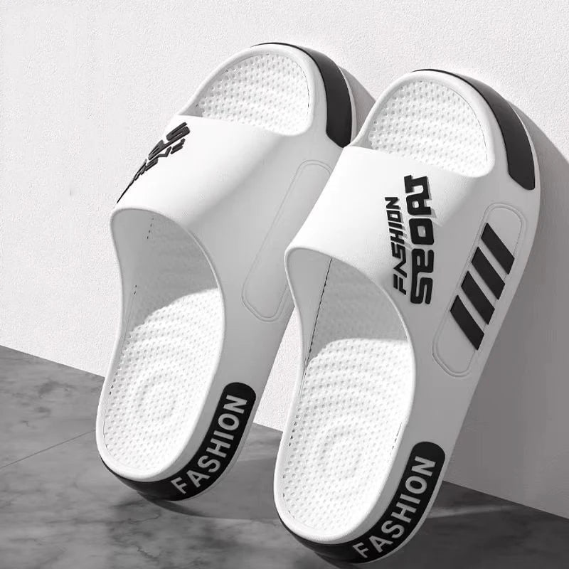 Home Slippers For Women Man Open Toe Trend Slides Couple Light Beach Shoes Sandals