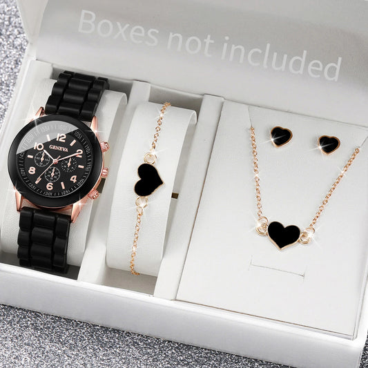 Watches Fashion Silicone Band Women Quartz Watches Jewelry