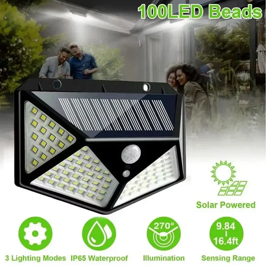 Lights Outdoor Solar Lamp PIR Motion Sensor Solar Powered Sunlight Street Light for Garden Decoration