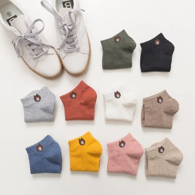 10 Pairs Women Low Tube Socks