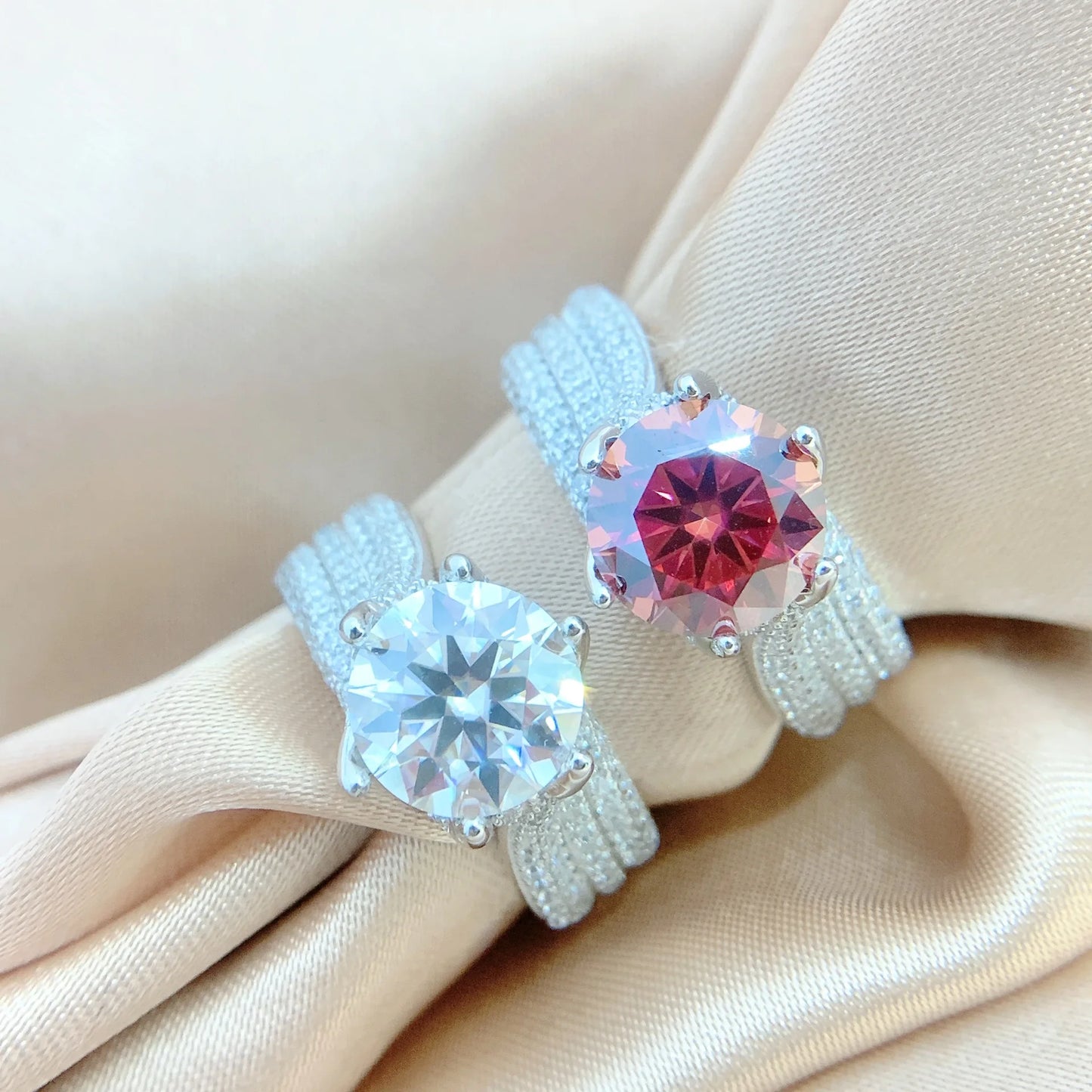 Solitaire Ring For Women 925  Jewelry