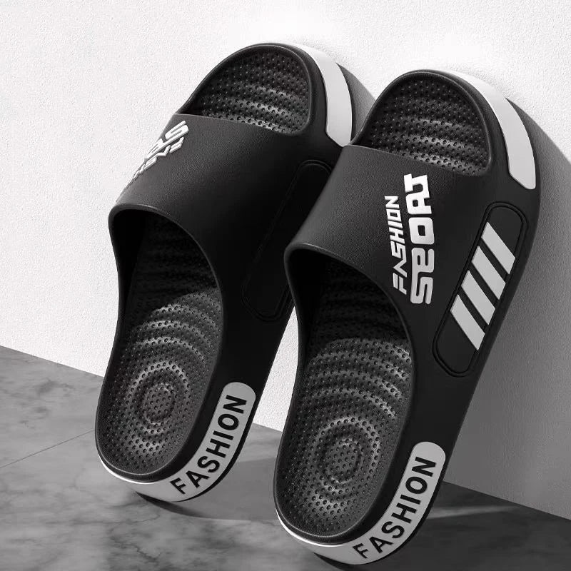 Home Slippers For Women Man Open Toe Trend Slides Couple Light Beach Shoes Sandals