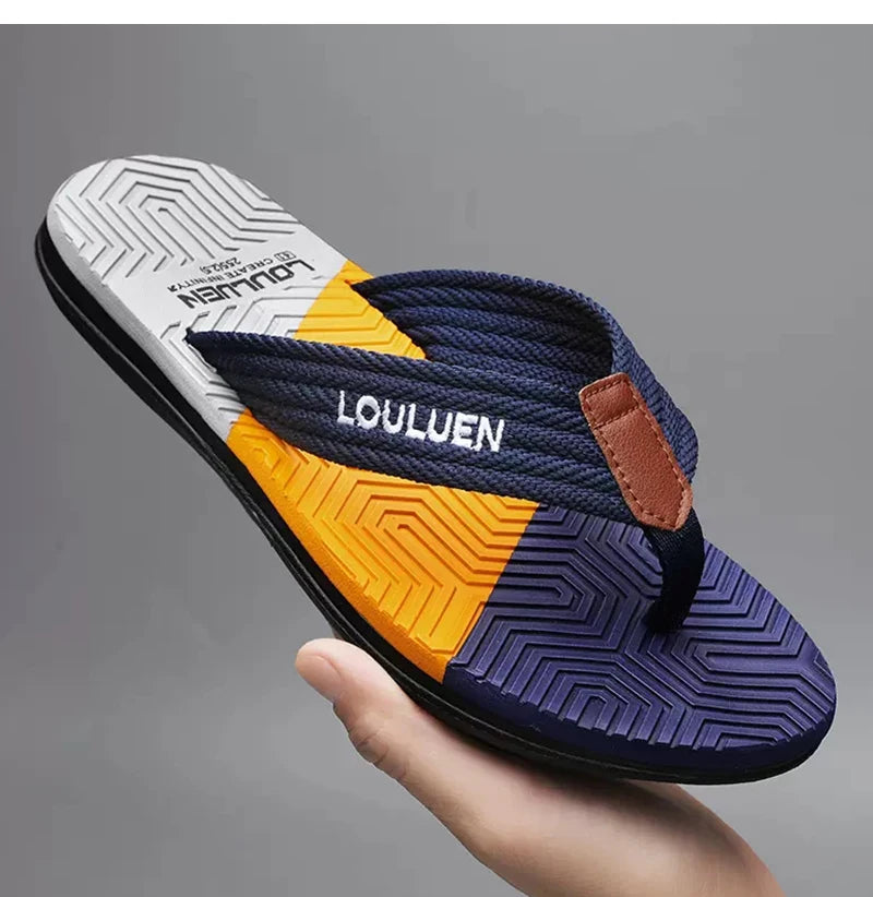 High Quality Hot Sale Men Flip Flops Summer Beach  Men Slippers Summer Outdoor